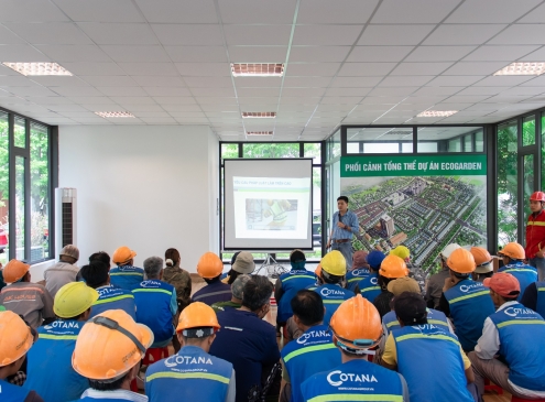 ECOGARDEN TỔ CHỨC HUẤN LUYỆN AN TOÀN LAO ĐỘNG – XÂY DỰNG VĂN HÓA AN TOÀN TỪ NHỮNG ĐIỀU NHỎ NHẤT